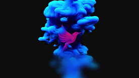 烟雾标志揭示开场特效