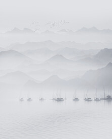 酒店水墨装饰画