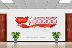 五星党支部文化墙