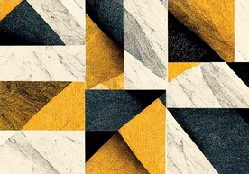 现代简约抽象几何复古地毯地垫