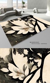 轻奢复古欧式花纹地垫地毯