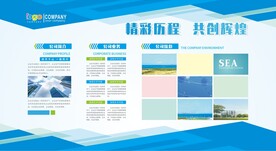 企业公司年会展板