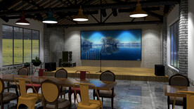 音乐餐厅设计案例效果图