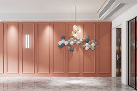 现代极简 轻奢餐厅 空场景