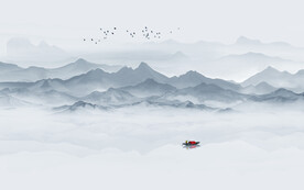 水墨山水画