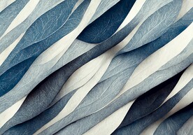 蓝色极简轻奢几何客厅地垫地毯