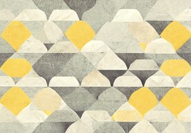 暖色现代简约抽象几何地毯地垫