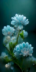 现代3d立体抽象花朵装饰画