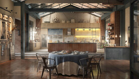 餐饮类摄影棚  厨房  餐厅 