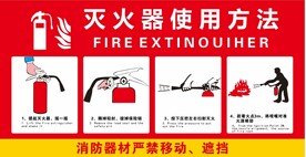 灭火器使用方法