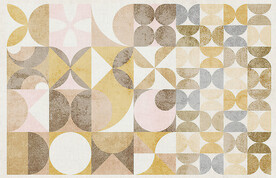 几何色块客厅地毯