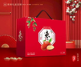 红枣包装 大枣礼盒