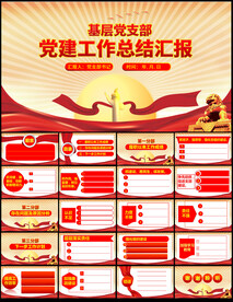 党建工作总结汇报PPT