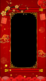 2023年拜年视频边框MOV