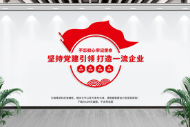 党建引领宣传展板