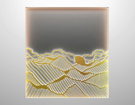 山体模型文化墙