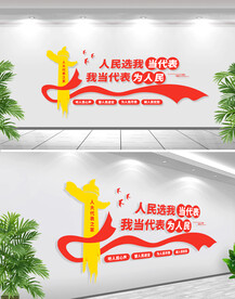 人民代表文化墙