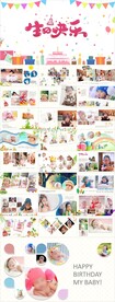 生日快乐生日派对纪念册PPT