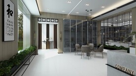 中式烟酒店效果图