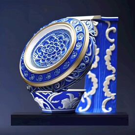青花瓷工艺品