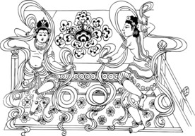 敦煌舞乐聊天菩萨