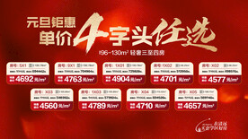 元旦特价房源4字头任选