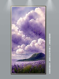 唯美风景玄关装饰画