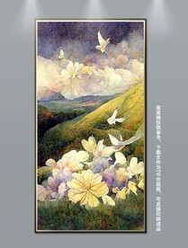 唯美风景玄关装饰画