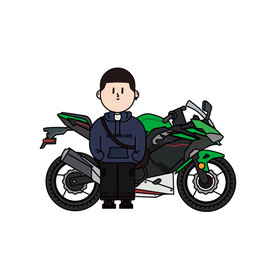 川崎ninja400绿色