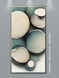 现代简约玄关装饰画