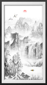 玄关山水画
