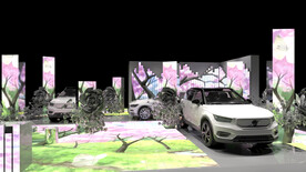 车展展位设计案例效果图