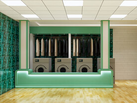 洗衣店设计案例效果图