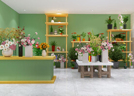 花店设计案例效果图
