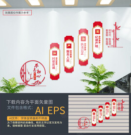 党建楼梯文化墙