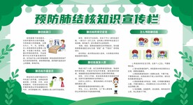 防治肺结核宣传栏