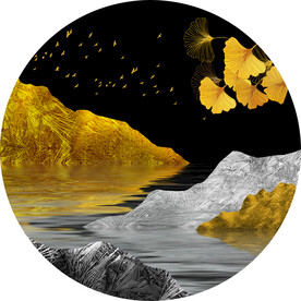 新中式山水装饰画