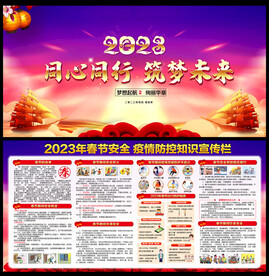 2023年春节宣传栏
