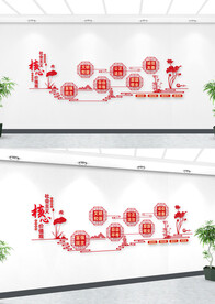 社会主义核心价值观文化墙