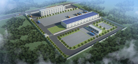 工厂整体规划设计案例鸟瞰图