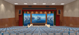礼堂设计案例效果图