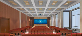 礼堂设计案例效果图