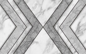 大理石纹几何电视背景墙