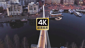 海滨城市跨海大桥美景