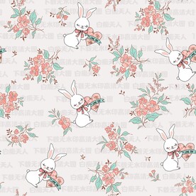 小兔子卡通图案