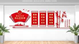 社会主义核心价值观文化墙