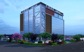 文创孵化基地外观设计案例效果图