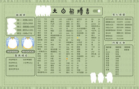 绿色系背景海报