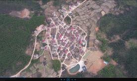 农村航拍实拍素材