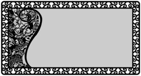 左侧中式花纹边框装饰